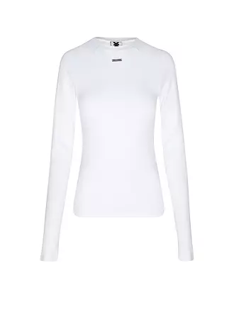 KARO KAUER | T-shirt à manches longues | weiss